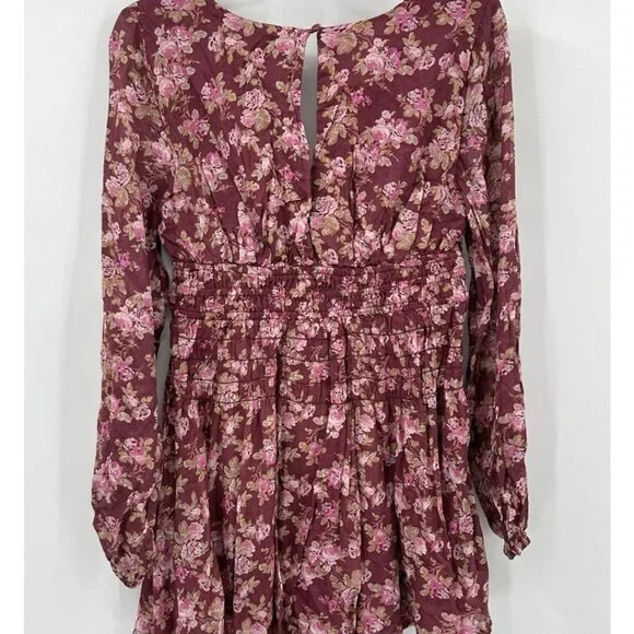 strapless open back dress Fluffy Fleece Robe Pink main image 0